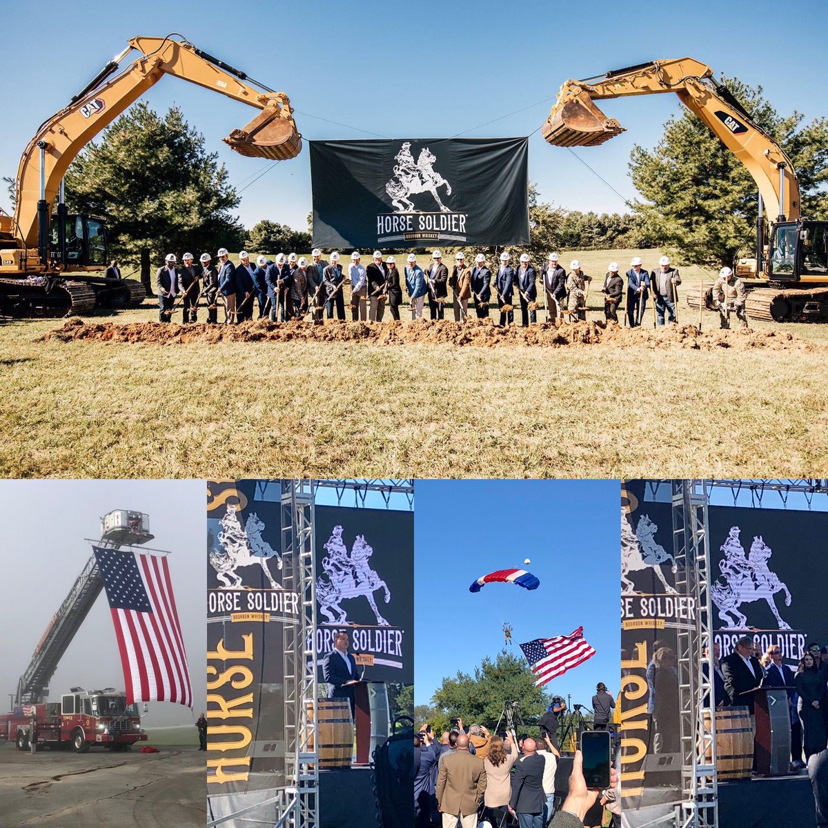 JEEdwardsKY's tweet photo. Another great day for @CityofSomerset as @HsBourbon broke ground on their $200 million dollar bourbon experience!  It’s an honor to be a part of @MayorKeckKY’s team &amp; a great one we have along w/SPEDA!  #seemyset #somersetleads #lc365 #livelegendary https://t.co/EVTipoxG0G