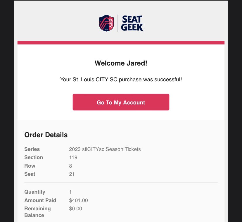 Joining lots of fellow STLers in a celebratory day, can’t wait to walk across the street from our <a href="/Schlafly/">Schlafly Beer</a> brewery to matches! <a href="/stlCITYsc/">St Louis CITY SC</a> <a href="/StLouligans/">St.Louligans ☠️</a> <a href="/LeonCaleb/">Caleb Leon</a> <a href="/MattSebek/">Matt Sebek</a>