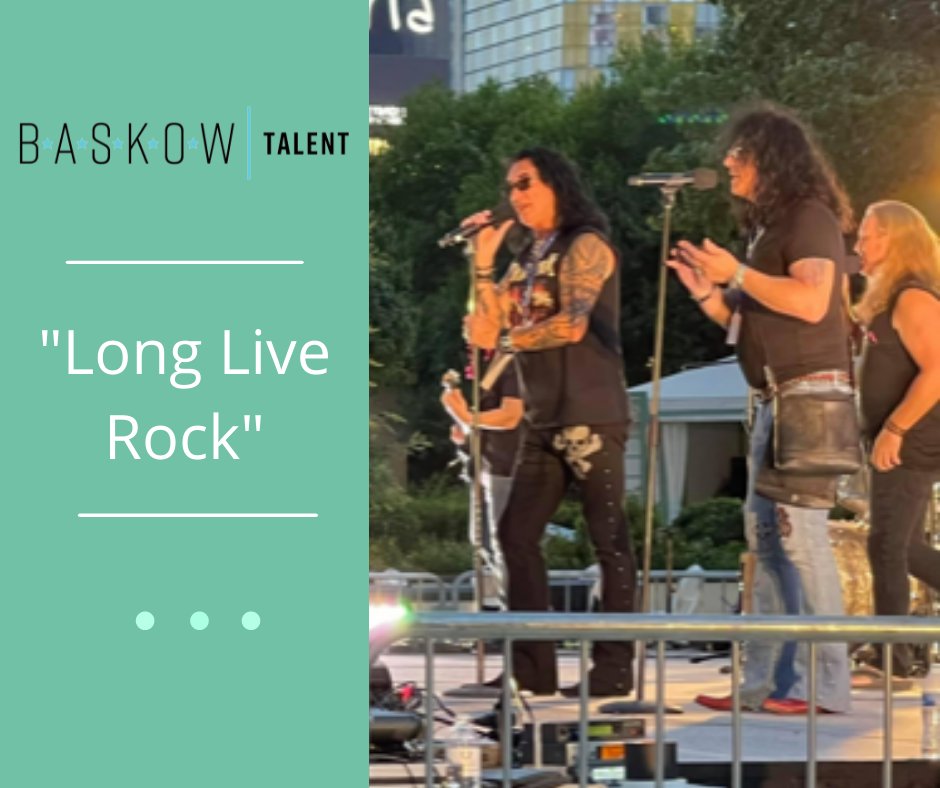 ”Long live rock” concert. Baskow Talent produced at Paris Hotel for a client. There was over 2,000 attendees. Loved see people out enjoying themselves again! #JakiBaskow #baskowtalent #talentagent #talentagency #talent #entertainment