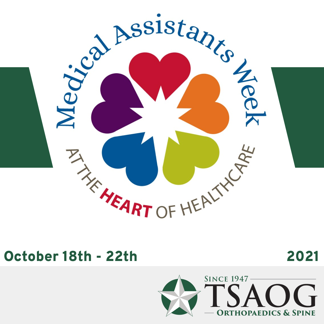 TSAOG_Ortho's tweet photo. Happy MA week to all of our fellow Medical Assistants ❤️
Thank you for all you do and for keeping our clinics running smoothly to help provide great patient care!
#yourock #MAweek #MedicalAssistants #teamtsaog https://t.co/OtwpsY0F2F