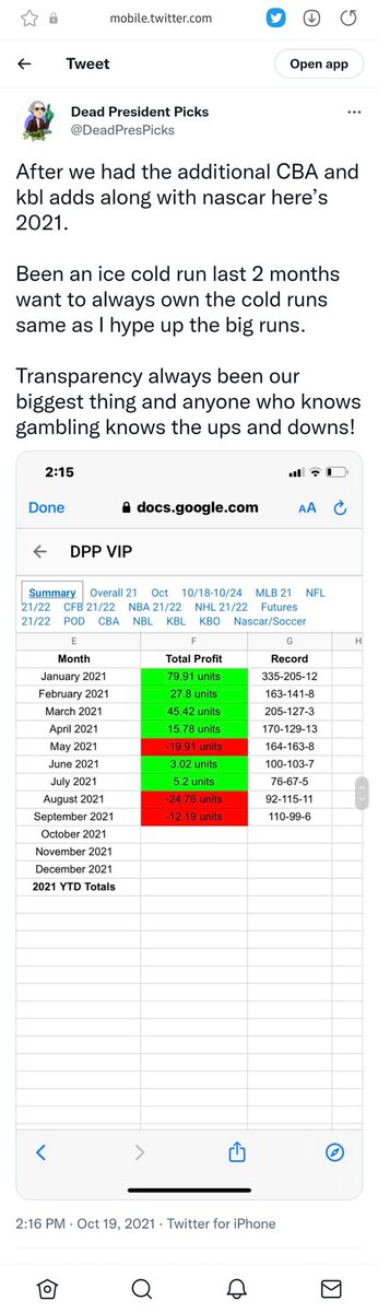 FreeVIPBets's tweet image. I love helping people learn about Twitter tout scammers

@DeadPresPicks posted a screenshot today, from January - June , it says his VIP was up +152.02 units

Back on July 1st he recapped his VIP YTD but said he was only up +99.5 units

Whered that extra +52.52 units come from?