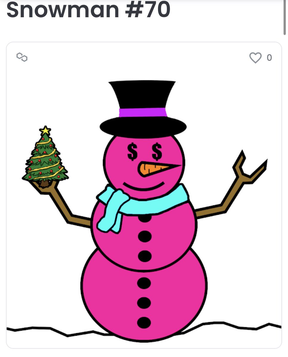 MrVegaETH's tweet photo. @SnowmanSociety 
Just picked these up at deep floor price 
Simple but straight 🔥 https://t.co/an4Xsp1Omo