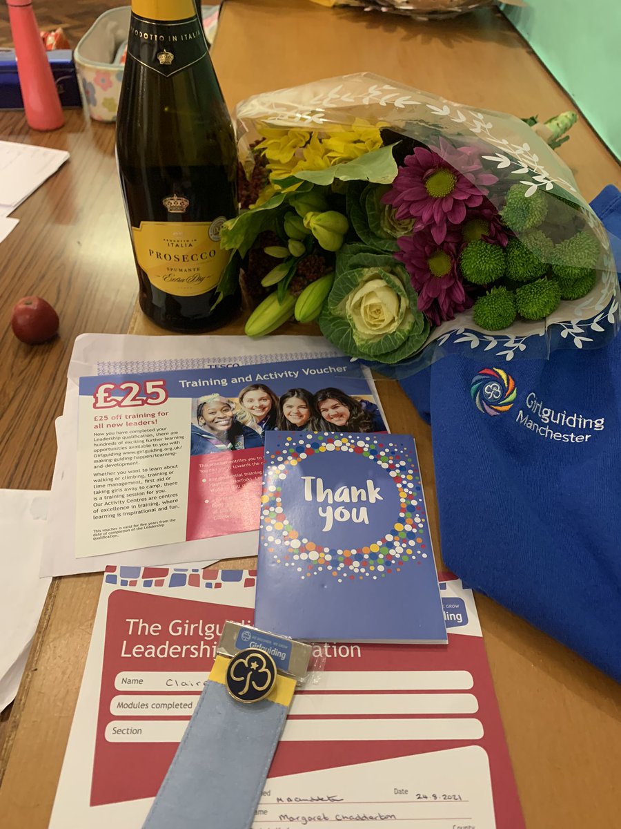 MsCBrown2's tweet photo. Super proud tonight surrounded by my family friends brownies and guides I received my @Girlguiding Qualification https://t.co/APkcnJuFT3
