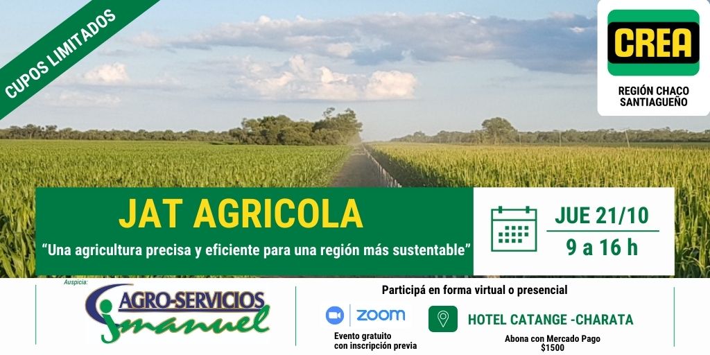 Jueves los esperamos en Charata!!!!!
<a href="/NKSemillas/">NK Semillas</a> <a href="/speedagro/">SpeedAgro</a> <a href="/crea_arg/">CREA</a> <a href="/crea_cor/">CREA Córdoba Norte</a> <a href="/CreaSurSantaFe/">Crea Sur de Santa Fe</a> <a href="/AgroneaChaco/">AGRONEA</a> <a href="/SUDTV2/">SUD.TV</a> <a href="/intaeea/">INTA EEA Las Breñas</a> <a href="/InfoSembrando/">Sembrando Noticias</a>