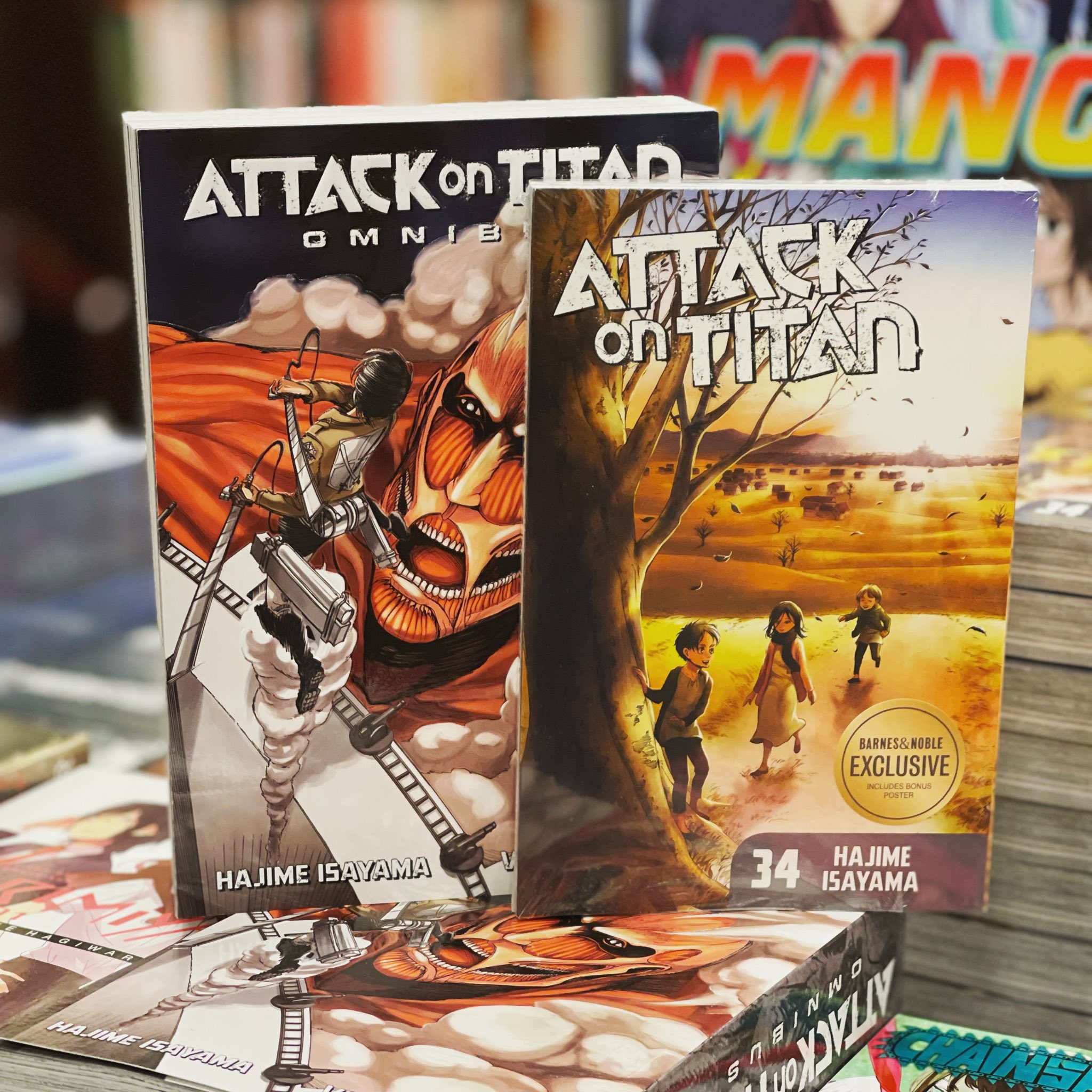 Attack On Titan Volumes 1 - 3 Omnibus Manga