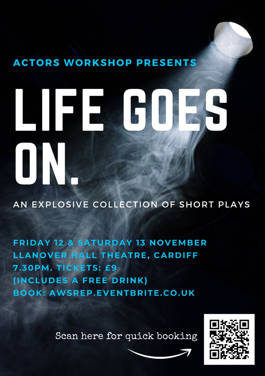 awsbutterfly's tweet photo. ‘Life Goes On’ is a collection of short plays performed by our Rep. Course actors. Box office now open. https://t.co/sqKPqzpvH8