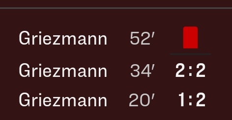 Hattrick #Griezmann  
#UCL #ATLLIV