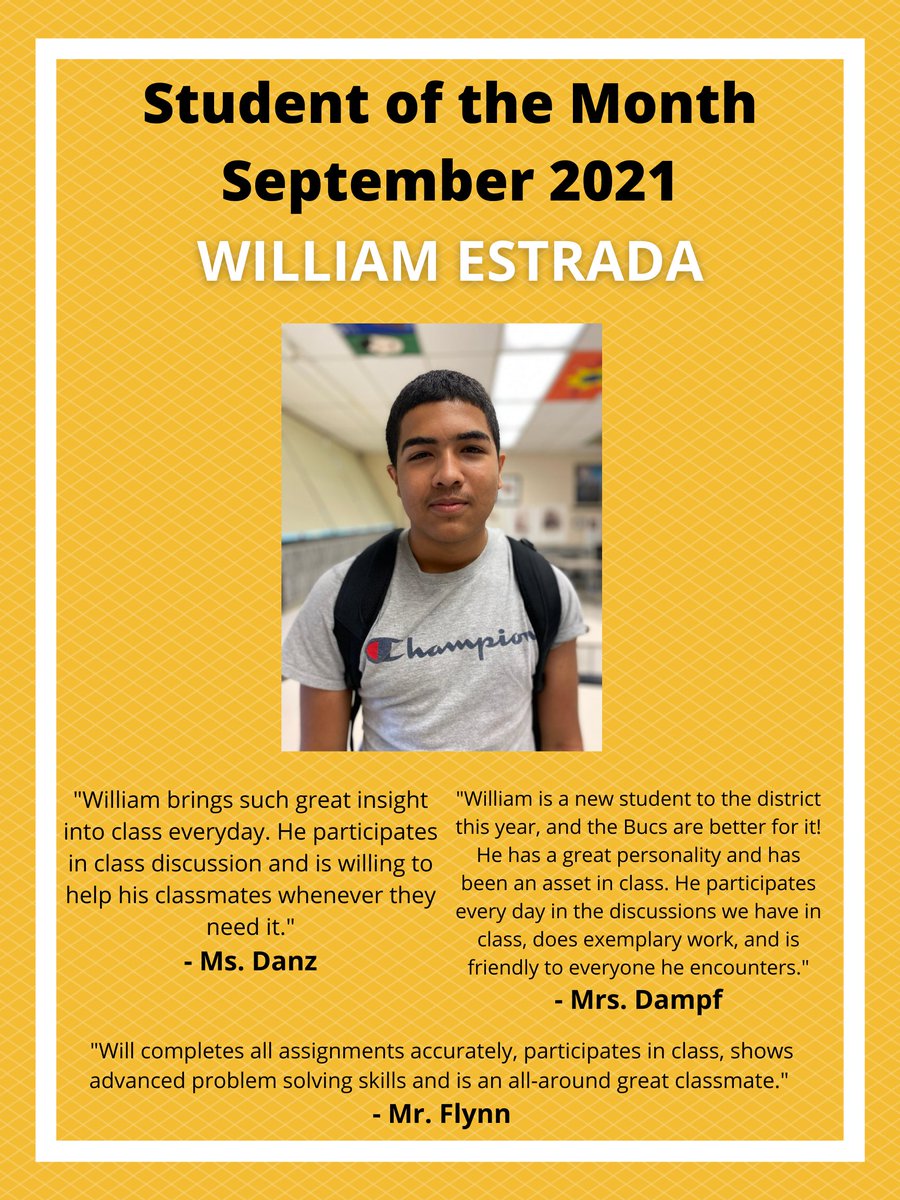 IHS_PBIS's tweet photo. Interboro's Student of the Month for September. Great job friends :) https://t.co/8U9xR73Nbd