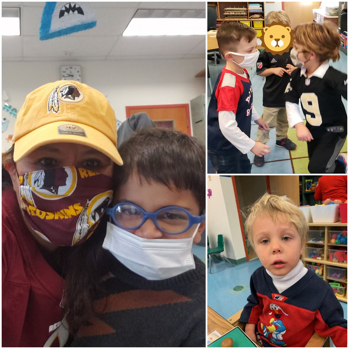 Day two bullying prevention week.  We unite from our differences of teams. #TuckahoeRocks #TuckahoeSchool @TuckPrinc <a href="/BirotteJody/">Jody Birotte</a>