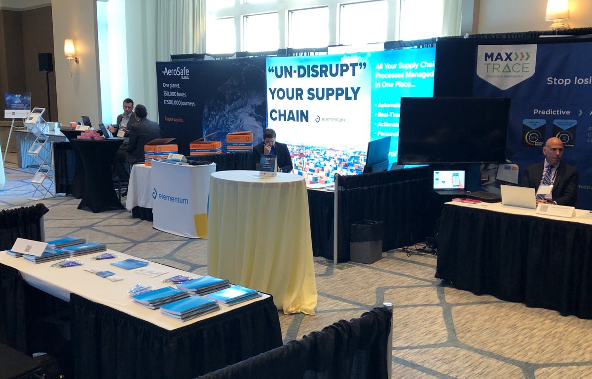 Elementum's tweet image. Elementum is currently at LogiPharma USA 2021 Conference. Come by Booth #18 to talk with our sales team!

#Elementum #Logipharma