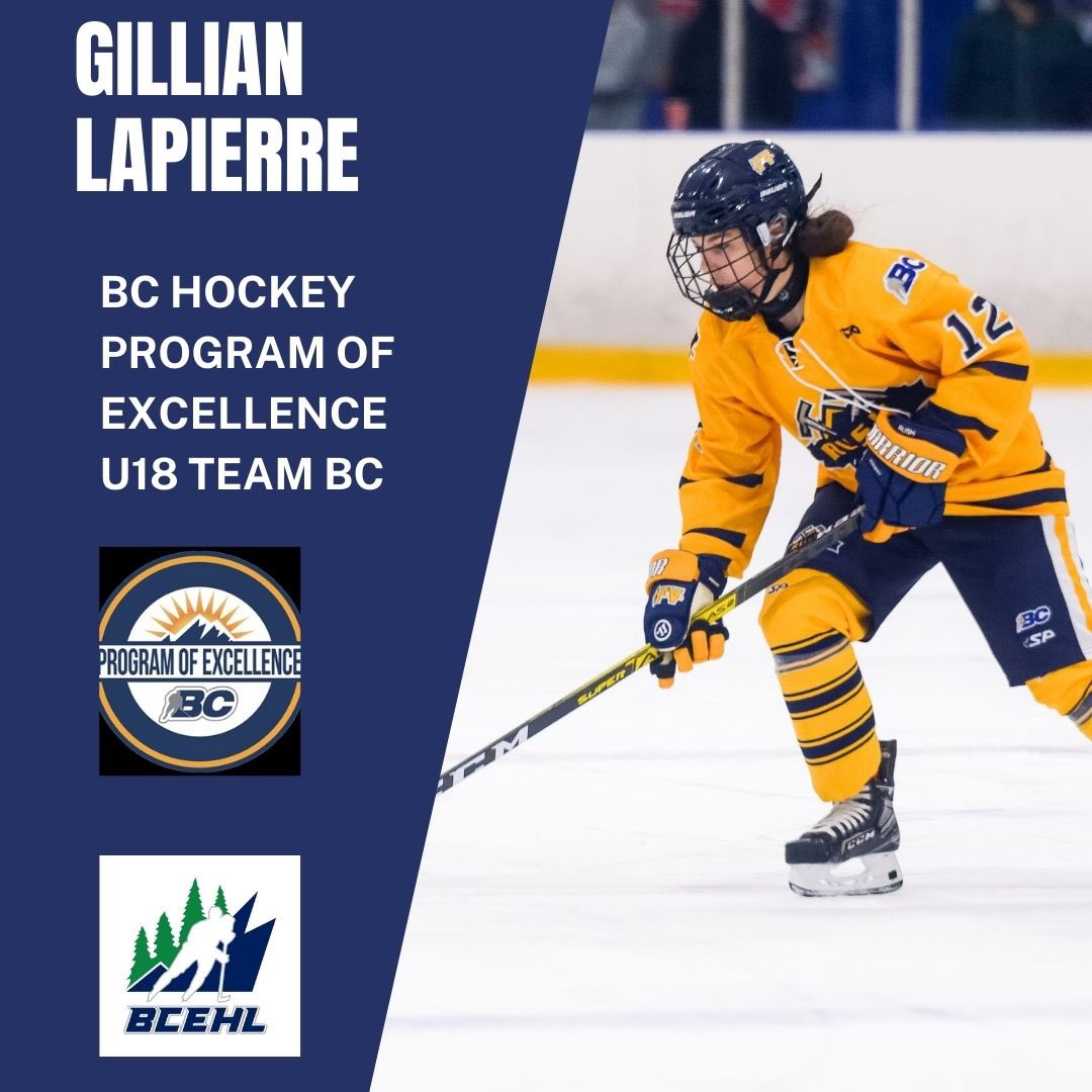 Congrats to Aynsley D’Ottavio, Vienna Rubin, and Gillian Lapierre on being named to the Team BC roster for the 2021 Western Regional U18 Championship! 💙⚒💛