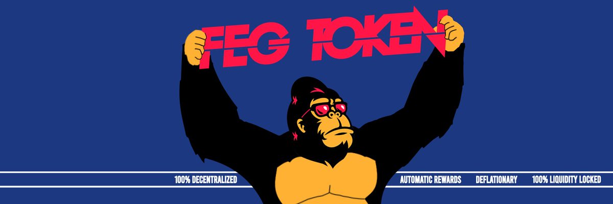 A real charity token that is worth talking about 😎

$FEG is a hyper-deflationary #DeFi token on #Ethereum &amp; #BSC

<a href="/FEGtoken/">FEG (Feed Every Gorilla)</a> | Feed Every Gorilla

✔️ NO PRESALE
✔️ NO TEAM TOKENS

Start trading now on their DEX
→ FEGex.com

💬 t.me/fegchat

#ERC20 #BEP20