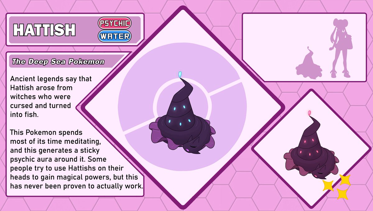 happykaos_'s tweet photo. Hattish, Siritch e Bruxurse, a lime evolutiva de Peixe-bruxas do lar profundo 🐠🧙‍♀️

Sem dúvida um dos meus Pokémon favoritos que eu fiz até agora! 🖤🖤

#fakemon #Pokemon #fakemonart #pokemonart #pokemonfanart #fanart #pokemonfakemon #witch #deepsea #renaichan #renai https://t.co/lD8aL6ZgRa