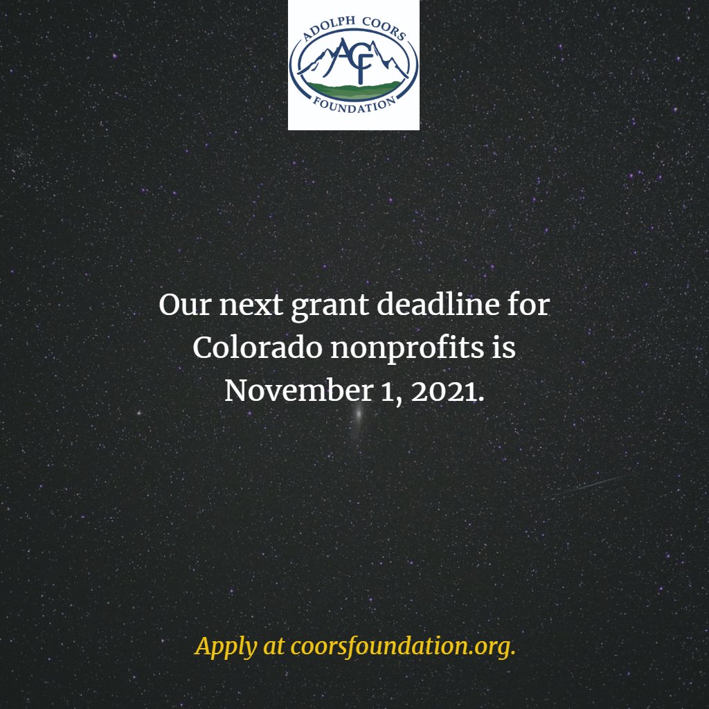 Adolph Coors Fdn tweet media
