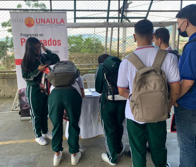 I.E José Roberto Vasquez y Unaula guiando a los jovenes bachilleres 2021