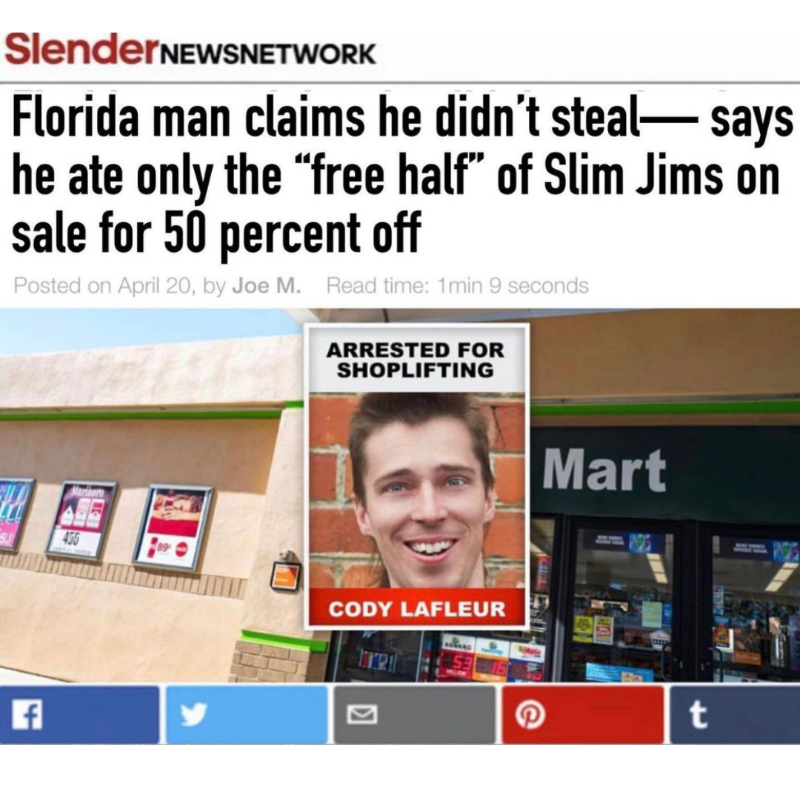 SlimJim's tweet photo. Where's the lie?