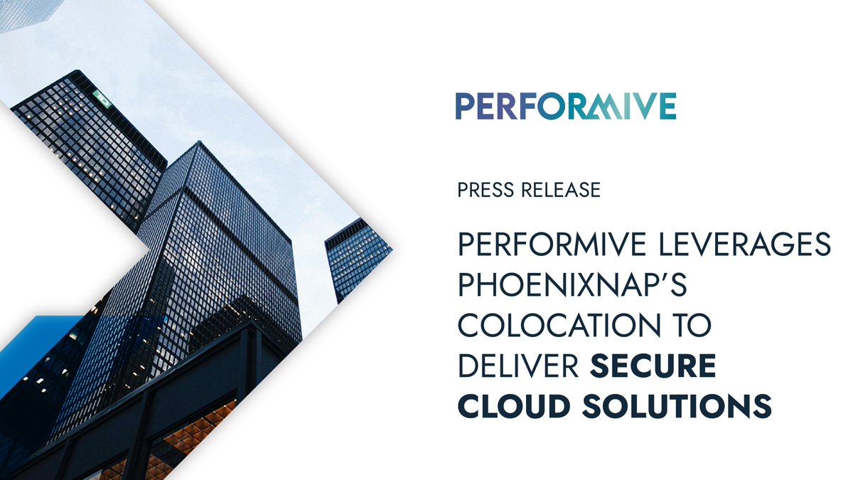 Performive (@beperformive) on Twitter photo “We are proud to continue our 10+ year cooperation with <a href="/phoenixnap/">phoenixNAP</a> as we expand into their Phoenix, AZ data center. The DC’s risk mitigation benefits are imperative to delivering secure, managed #cloud services” said Gary Simat, CEO of Performive. bit.ly/2XqPx8v “We are proud to continue our 10+ year cooperation with <a href="/phoenixnap/">phoenixNAP</a> as we expand into their Phoenix, AZ data center. The DC’s risk mitigation benefits are imperative to delivering secure, managed #cloud services” said Gary Simat, CEO of Performive. bit.ly/2XqPx8v