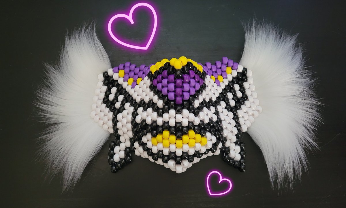 LazarusWix's tweet photo. Commission for LazyMutt on etsy. 
It felt like forever since the last time I made these ❤
#Commission #commissionsopen #artistsontwitter #furry #rave #kandi #furryfandom #Furryartist https://t.co/J1WmqfM7m3