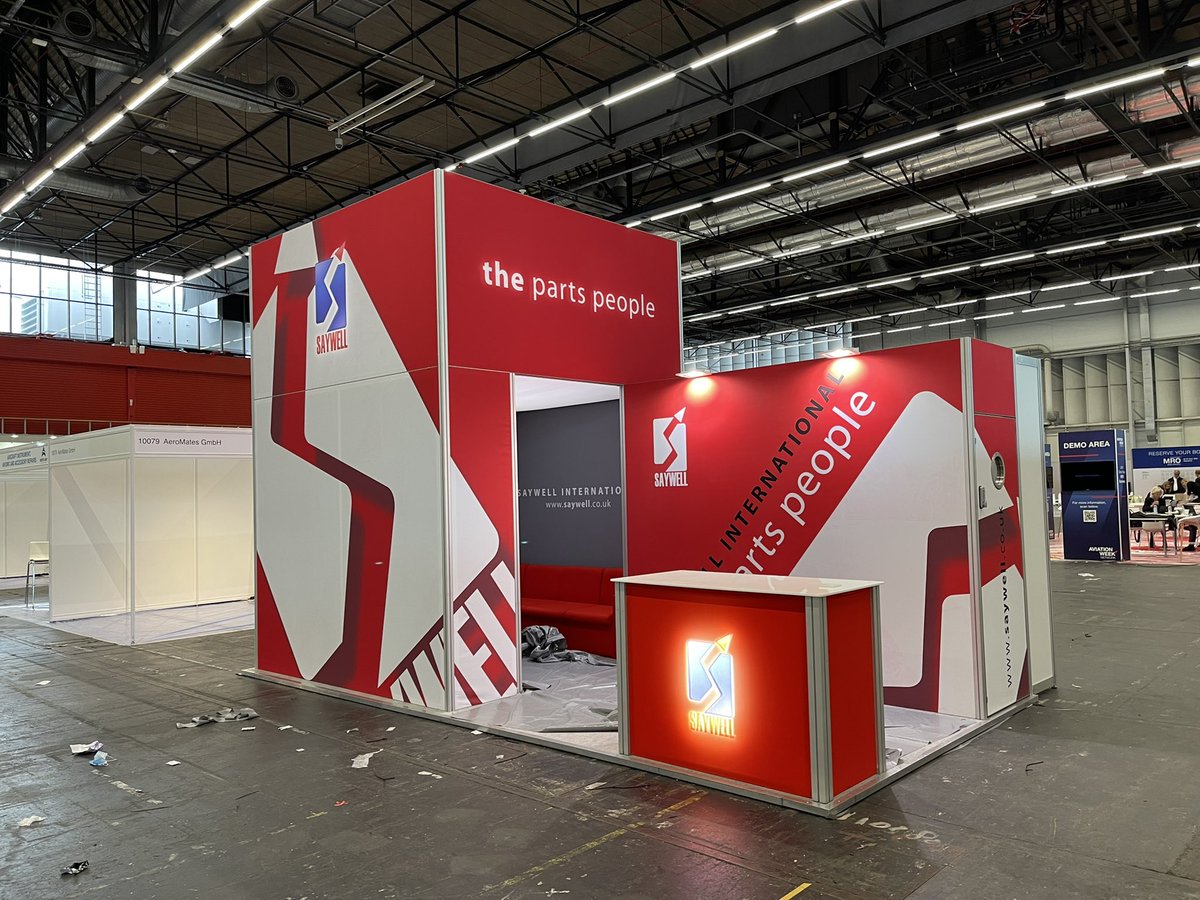posimdesign's tweet photo. Another great couple of days building at @AvWeekEvents #saywellinternational #massaviation @GTENGINESERVICE @proptec https://t.co/ZfhdzD7BMM