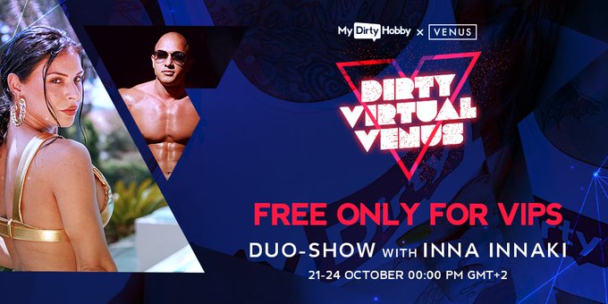 MEET MEAT Dirty Virtual Venus presents...DVV VIP ShowsDouble exclamation mark @innaki_inna and @SugarBabesTv<a href="/tag/venus"class="tags"><span>#venus</span></a><a href="/tag/mdh"class="tags"><span>#mdh</span></a><a href="/tag/virtualvenus"class="tags"><span>#virtualvenus</span></a><a href="/tag/dvv"class="tags"><span>#dvv</span></a>