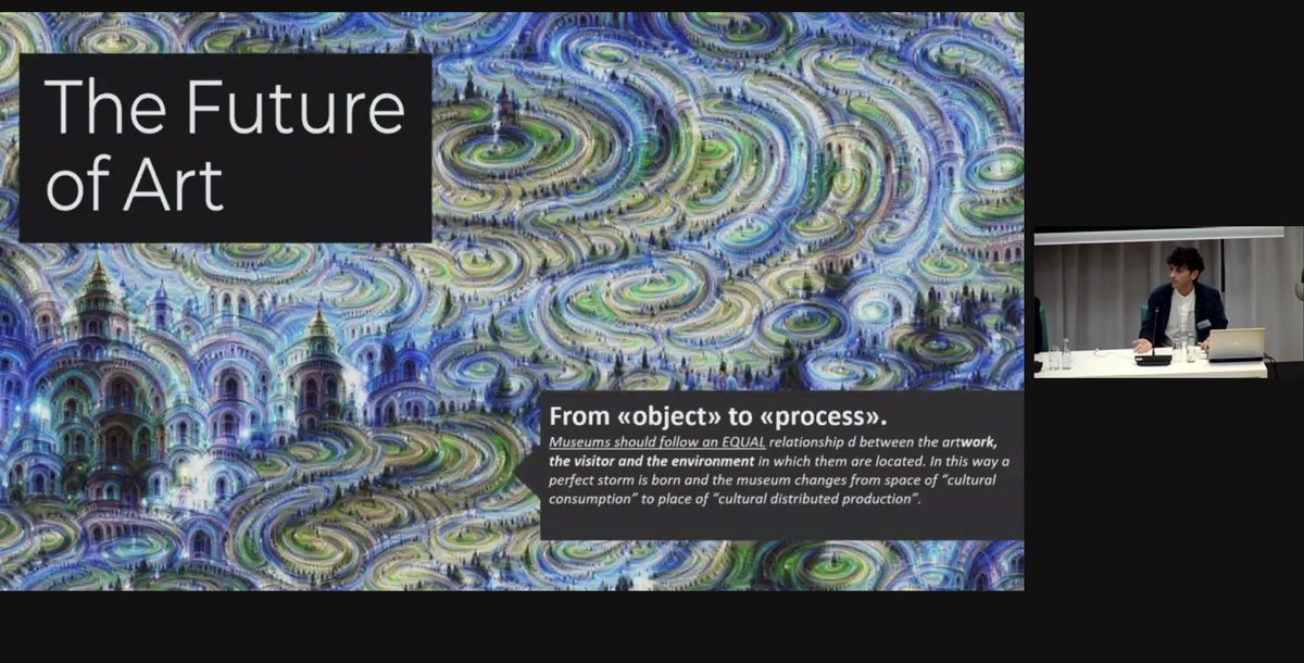 diekremserin's tweet photo. Some insights from today's @muzex_mt #futureofmuseums - a fantastic keynote by @FabioViola  that hit the point to re-think (and act!) who we need to run institutions. Fascinating research by @sophiabak and Emma June Huebner at @Concordia 👩‍🏫 https://t.co/auutxHZLHn