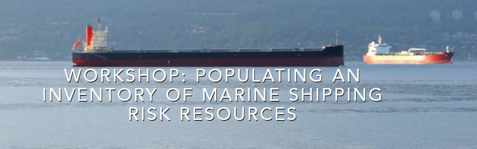 Workshop Alert! Join the Canadian Marine Shipping Risk Forum Online Workshop Oct 26 with Paul Blomerus, Clear Seas; Floris Goerlandt, Dalhousie University, and Ronald Pelot, MEOPAR. To register and for more information please visit the CMSRF website at bit.ly/3nbAgRQ