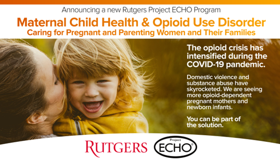 Our Maternal Child Heal and Opioid Use Disorder  ECHO is launching this upcoming Monday.  Visit our website to learn more and register! rwjms.rutgers.edu/community_heal… <a href="/RWJMS/">Rutgers RWJMedSchool</a> <a href="/MCHNJ/">ㅁㅊㄴㅈ</a> <a href="/NewNjsam/">New Jersey Society of Addiction Medicine - NJSAM</a>