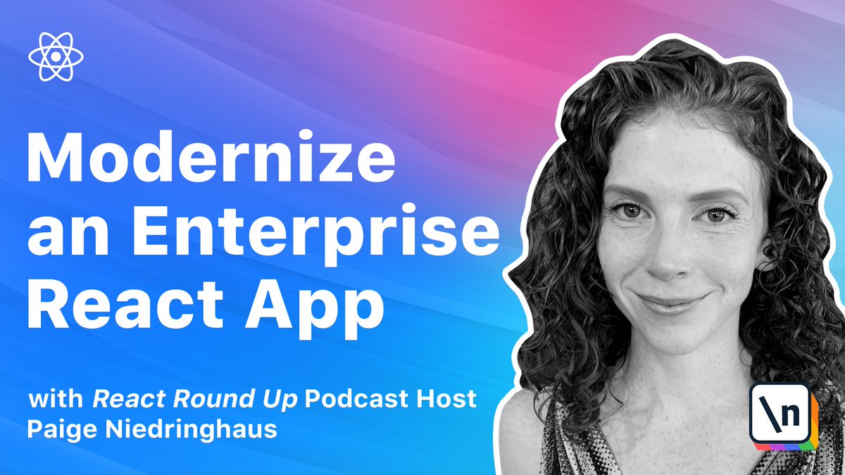 Today my course the <a href="/fullstackio/">Full</a> Guide to Modernizing an Enterprise React App is live!🥳

It includes 54 lessons of all I've learned about building &amp; maintaining enterprise-size apps, with lots of hands on coding examples. 

I'd ❤️ for you to check it out: bit.ly/pn-modern-react