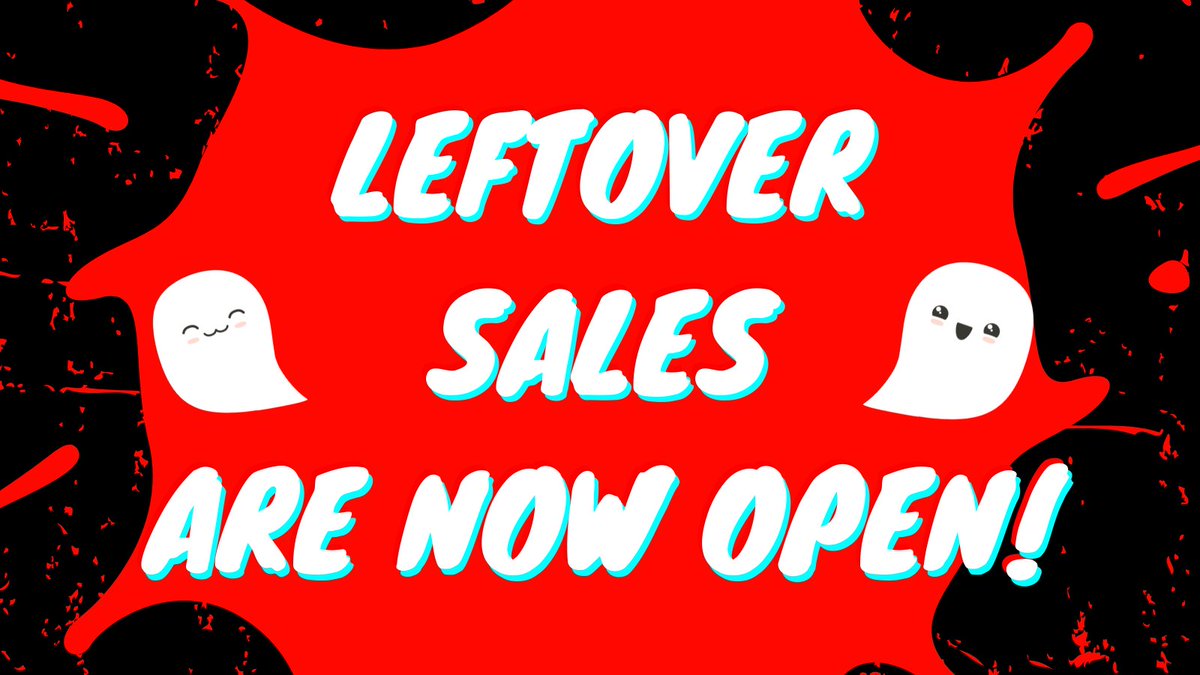 🎃Something wicked this way comes...👻
That...or our leftover sale has officially opened! Indulge yourself this scary season with some sinfully good treats ;) 

We close up on November 12th, so you'd better dive in now, before it's too late...👀
bit.ly/3dvReXl