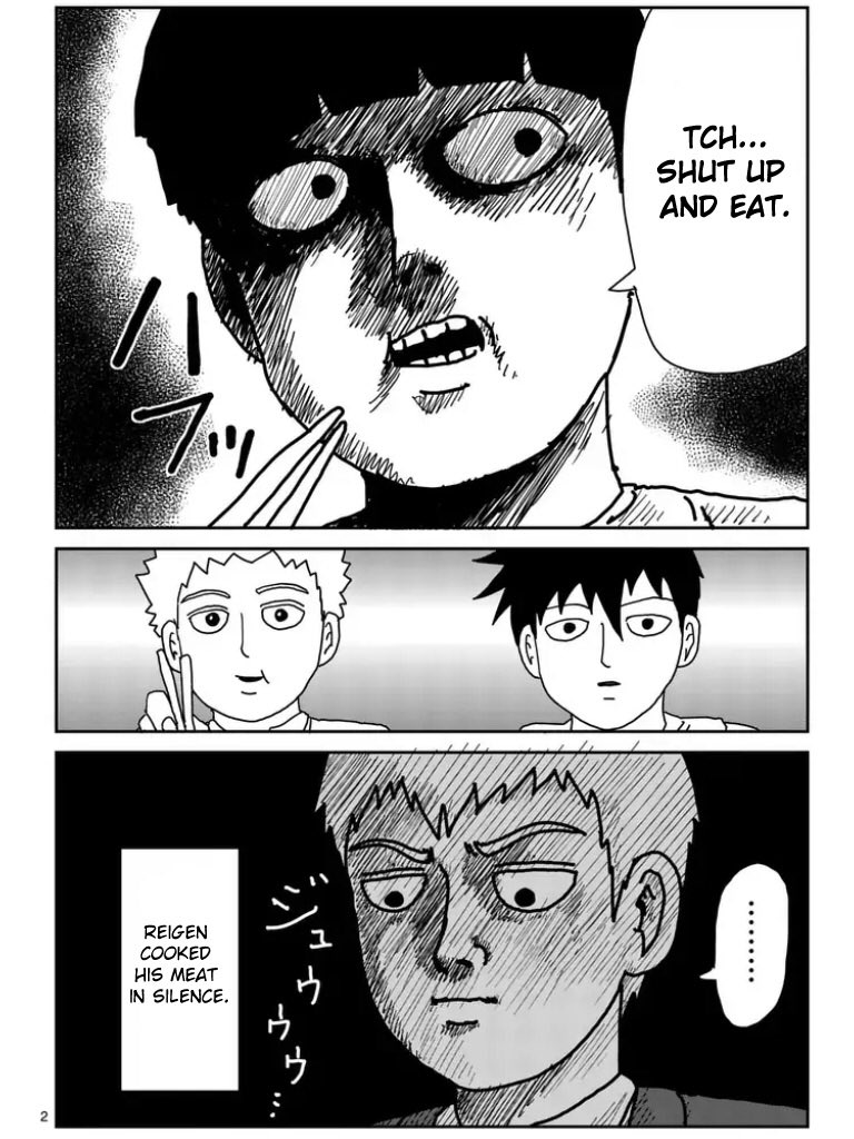 In honor of Season 3 of Mob Psycho 100 being announced, thinking about this particular page from the manga that I hope gets animated. 