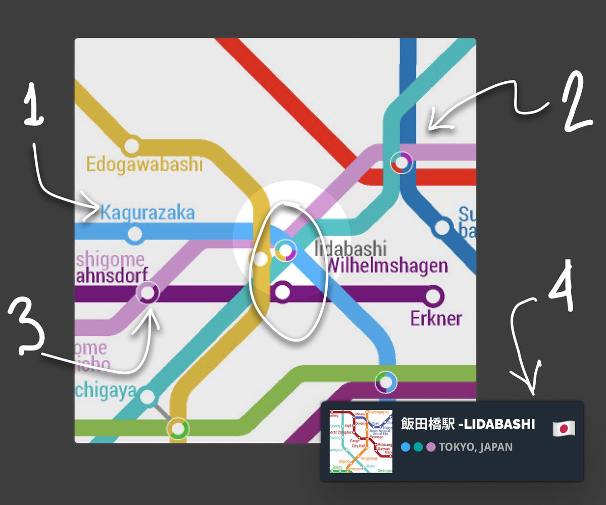 And what makes WorldMetro #NFT special? 🤔
1. Every #subway station is unique and exist in the real world #IRL, 2.Rare stations include one or more lines. 3.Some stations connect cities, 4. Can be printed!!  worldmetro.io