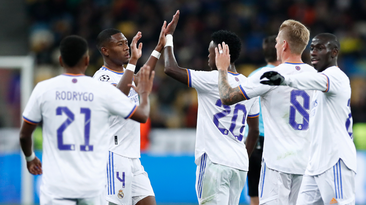 realmadrid's tweet photo. 🤩 ¡ENORMES! 🤩
#UCL https://t.co/6920EWzZZl