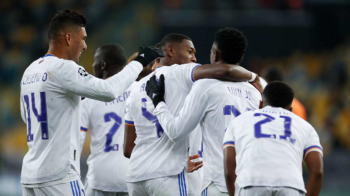 realmadrid's tweet photo. 🤩 ¡ENORMES! 🤩
#UCL https://t.co/6920EWzZZl