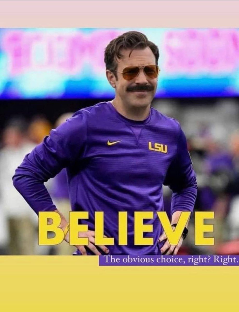 Ted Lasso is the obvious choice.