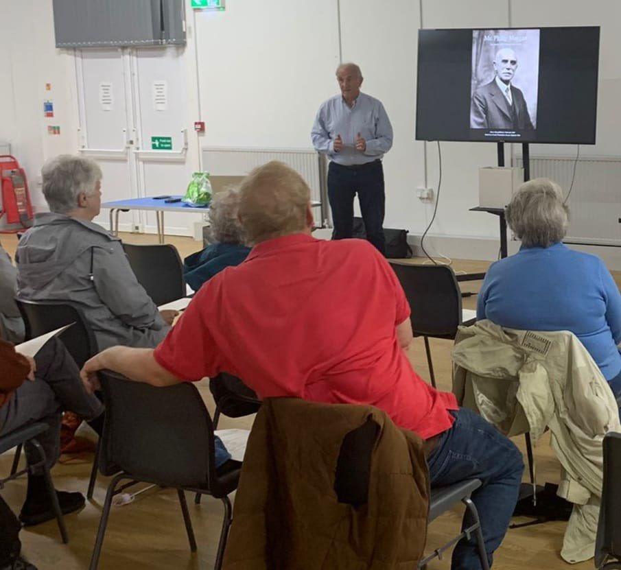 Diolch yn fawr Alun Griffiths for your fantastic talk on the life of Philip Morgan, the man who built the Mond and Sunnybank housing estate, at our AGM this evening