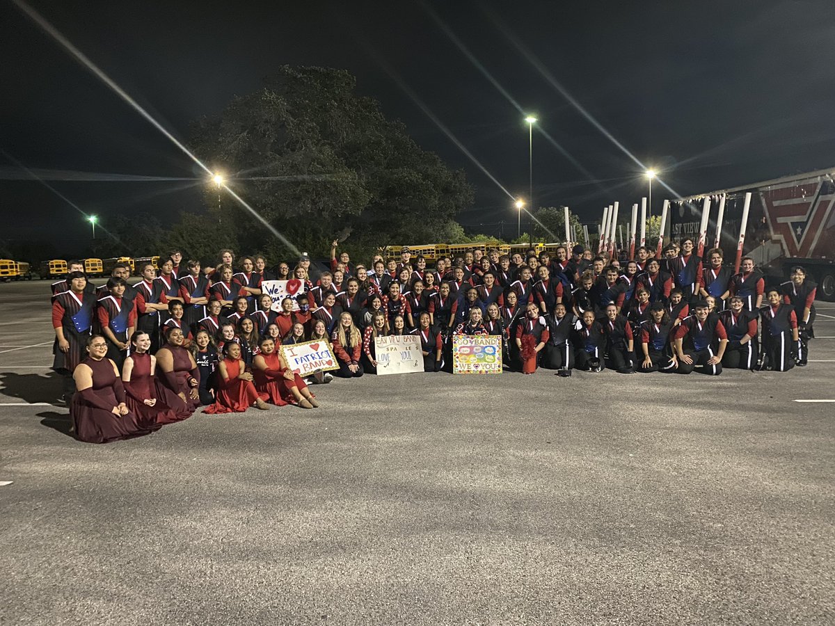 We showed up… we showed out…<a href="/EVDrumline/">East View Drum Line</a> <a href="/EVPatriotBand/">EVPB</a> We love our band and color guard! Such an amazing show at UIL Regionals! Football showed up too! We also enjoyed GHS band! Electrifying! <a href="/EvPatriots/">EV Patriot Nation</a> <a href="/LaToyaEaster1/">LaToya Easter</a> What a way to end the night! <a href="/fredbrent06/">Fred Brent</a> <a href="/caroljwatson/">Carol J. Watson, M.Ed.</a>
