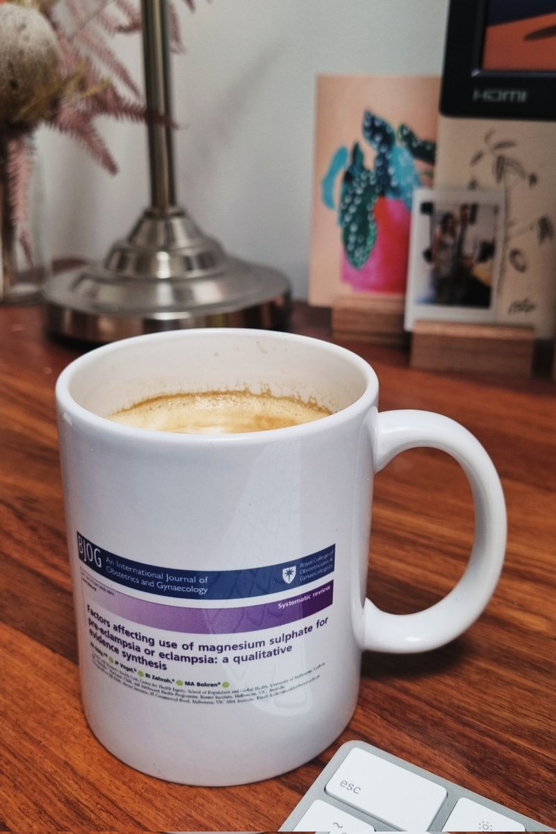 Find yourself a support crew who will order you a coffee mug with your first paper on it ☕💪🎓 #AcademicTwitter