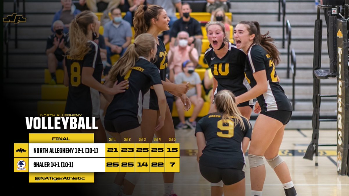 Girls Volleyball comes back from 0-2 down to beat Shaler and pull themselves into a tie for 1st place!