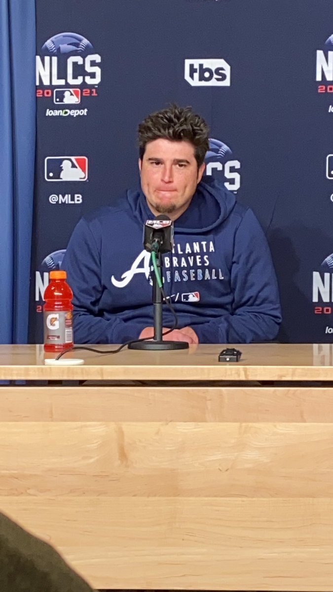 ZachKleinWSB's tweet photo. Luke Jackson said he’d throw the exact same pitch again. 

High and out of the zone… credits Bellinger for stepping up. https://t.co/cw15DmEZTT