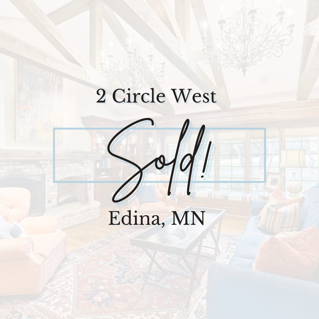 Another Edina home sold! 🏡

We are so excited to share that 2 Circle W has SOLD! With over 20 years of experience in the industry, I know how to help sellers in the Edina area get top dollar for their home!

Looking to buy or sell in the Edina, MN area? Call or text me! 612-50