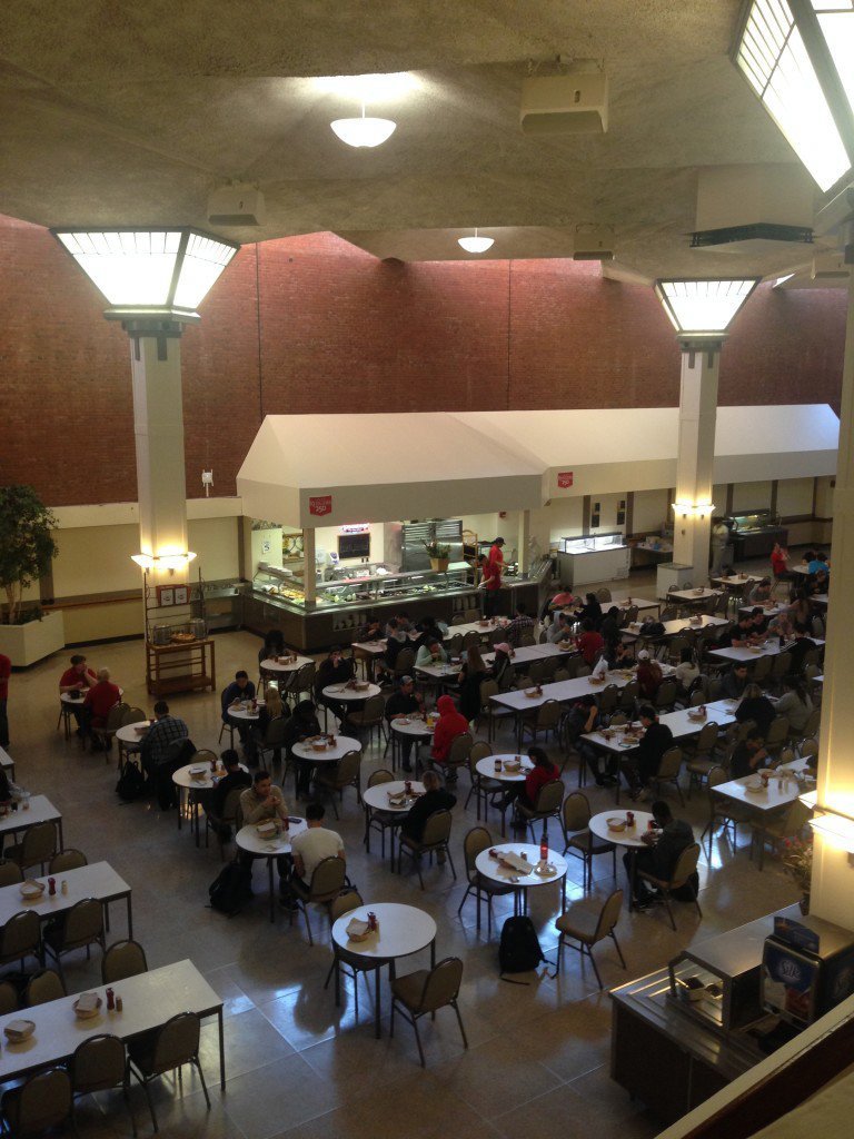ompatilru's tweet photo. I chose this picture of Brower Dining Commons. I think that a lot of us have a love/hate relationship with our school, and Brower is the shining example of this sentiment. No matter the opinion, it still unites us all 
#DigiTechF21A #TXC21 https://t.co/1hcDu4Ears