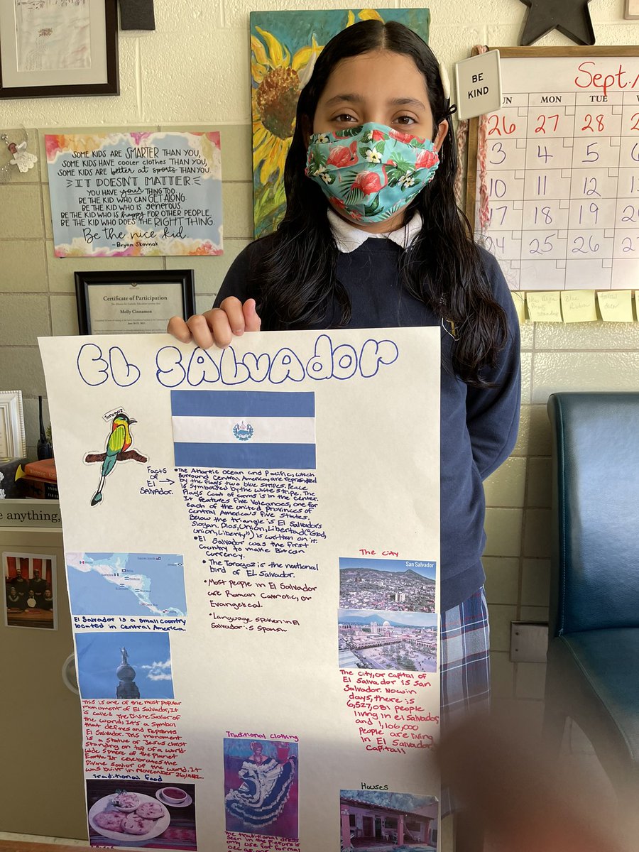 Students @PJ23School celebrate Hispanic Heritage Month! #LEI2021 @archchicago @ChiCathSchools @CSAatND @ACEatND #CTEL5 #RadicalHospitality #Encuentro