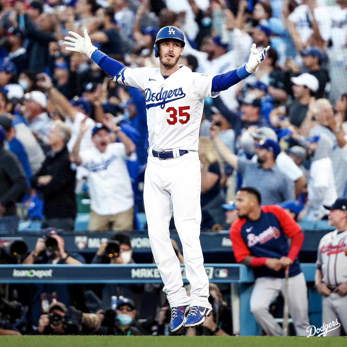 Dodgers's tweet photo. Saved by the Belli. https://t.co/gQ04H1GOMh