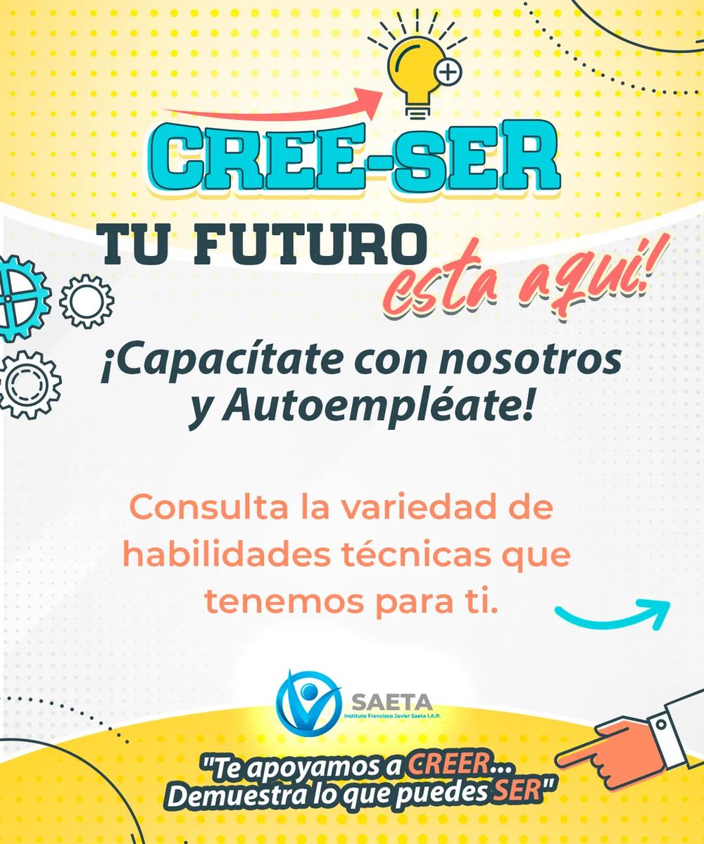 ifjsaeta's tweet photo. ¿Estas buscando la manera de generar ingresos? 
¡CAPACÍTATE CON NOSOTROS!
En el proyecto CREE-SER tenemos para ti talleres donde además de aprender a elaborar un producto, te guiaremos para que crees tu modelo de negocio.
Aprende:  
🎂 Pastelería 
💈 Barber Shop https://t.co/lu7q1EcTuu