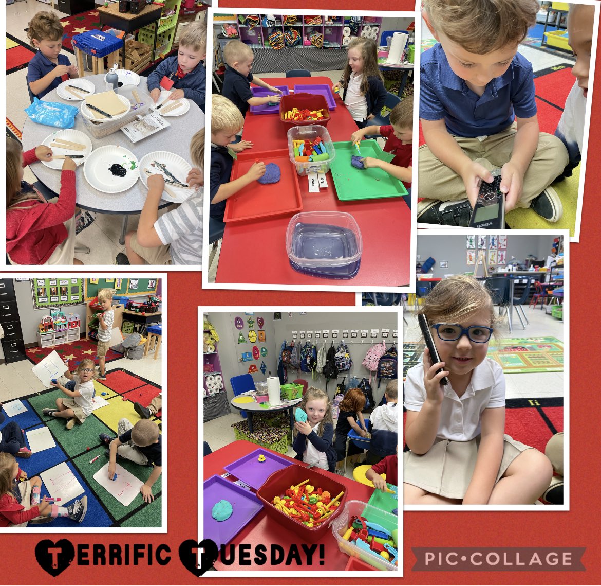 cararussell18's tweet photo. Bible art, new play dough abc fun and 9-1-1 practice during our fire safety unit! Jr. Kinders ROCK ⁦@RossvilleAcad⁩  #rcalearns https://t.co/yBzPeVF0U1
