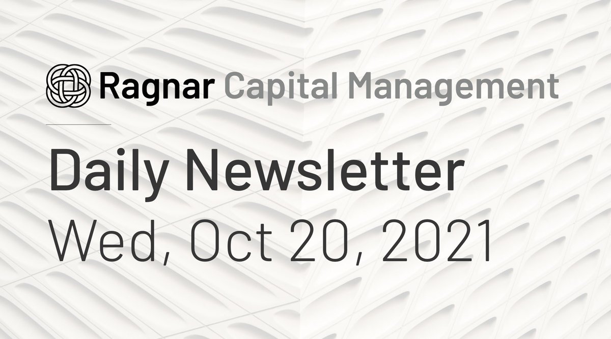 Ragnar_Capital's tweet photo. 10/20 Daily News 
• #ProShares #Bitcoin  ETF traded over $1 Billion in volume
• #Coinbase  signs "exclusive cryptocurrency platform partner" with #NBA , #WNBA   
• #GalaxyDigital raises $235M fund focused on 'Content and Technology’ https://t.co/HMqOl1LEJh