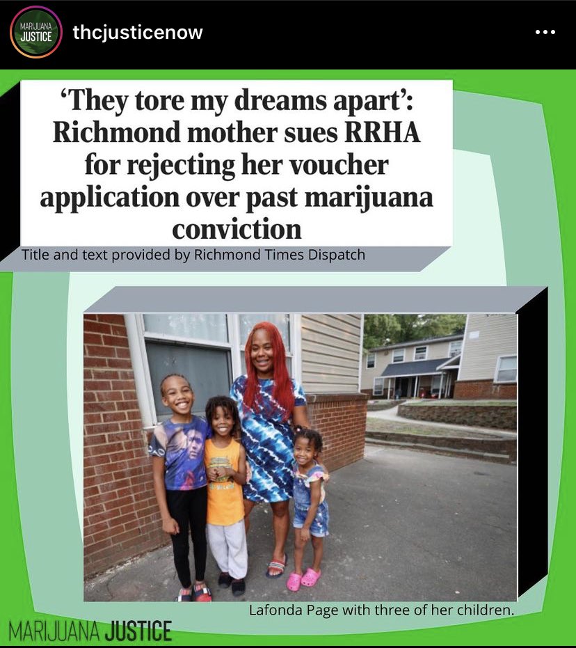 I watched from the gallery today as Lafonda and <a href="/VPLC/">Virginia Poverty Law Center</a> brilliantly fought <a href="/VibrantRRHA/">RRHA</a> in federal court today. As I type this RRHA’s Board is in closed session discussing today’s court proceedings. I was the only observer in the court so this is some exclusive tea right here…