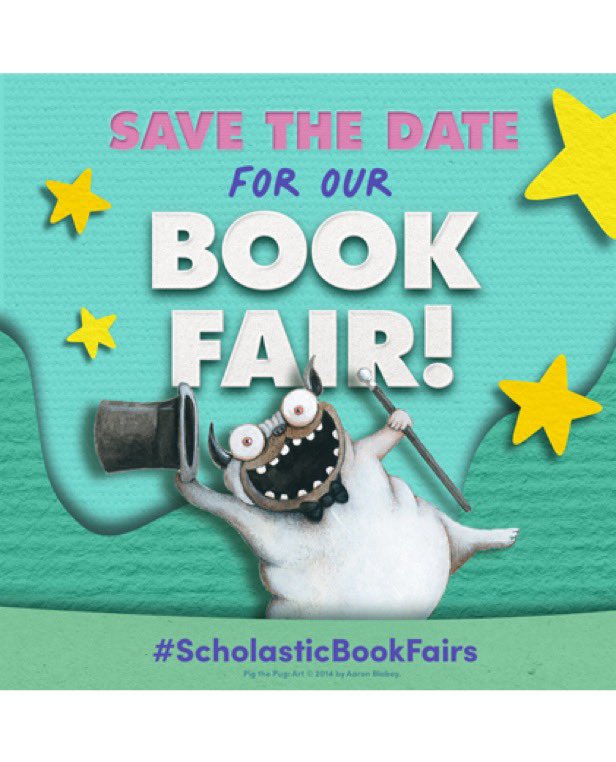 WaysideLibrary's tweet image. The @wildcats_wms book fair is coming. November 1-5. Mark your calendars!