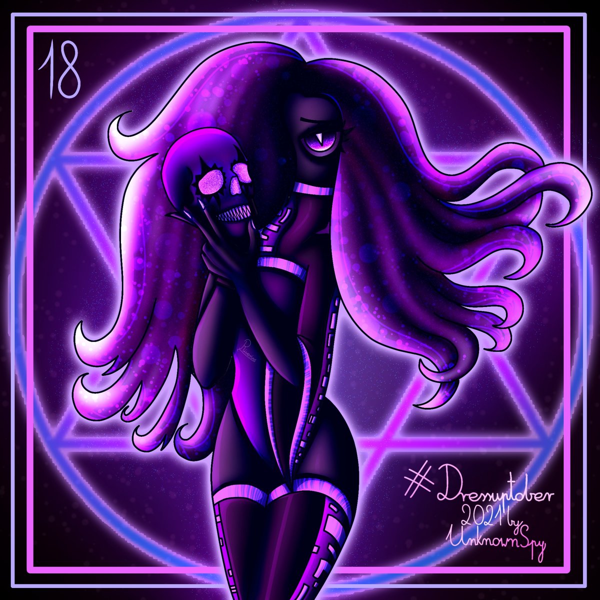 Riiverixx's tweet photo. #Dressuptober @Inkhandprint Day 18~! https://t.co/TQfIbx9mfN