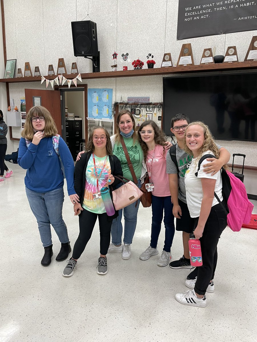 MsHardyParty's tweet photo. Got to stop by the @marcusorchestra United Sound rehearsal and catch up with some of the kiddos that helped start our inclusion journey at Downing. So proud of these kids. They are kind, compassionate, and make room for everyone! #allmeansall https://t.co/qb8iPCGp1P